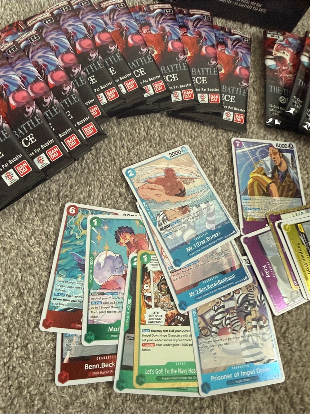 One Piece "The Time of Battle" Card Game Booster Box - 288 cards - Picture 5 of 9